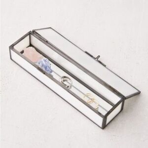 Urban Outfitters Ophelia Moon Phase Glass Jewelry Box